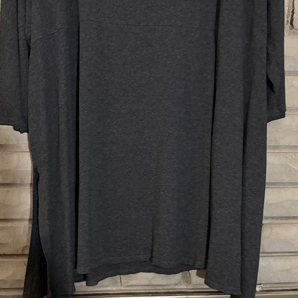 Dark Gray 3/4 Sleeve Tunic Top - Picture 9 of 10